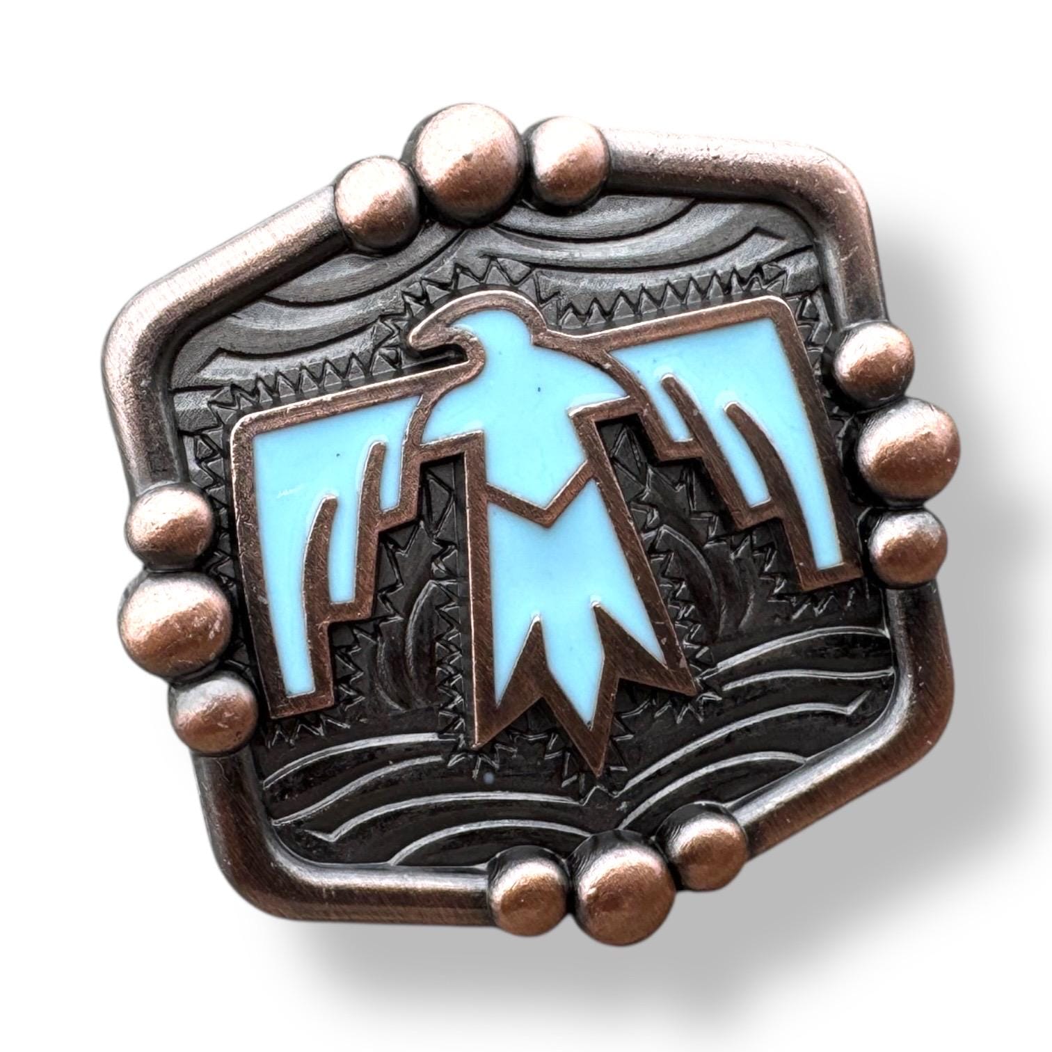 Wild Rag Concho Slide - Thunderbird by Double B Wild Rags