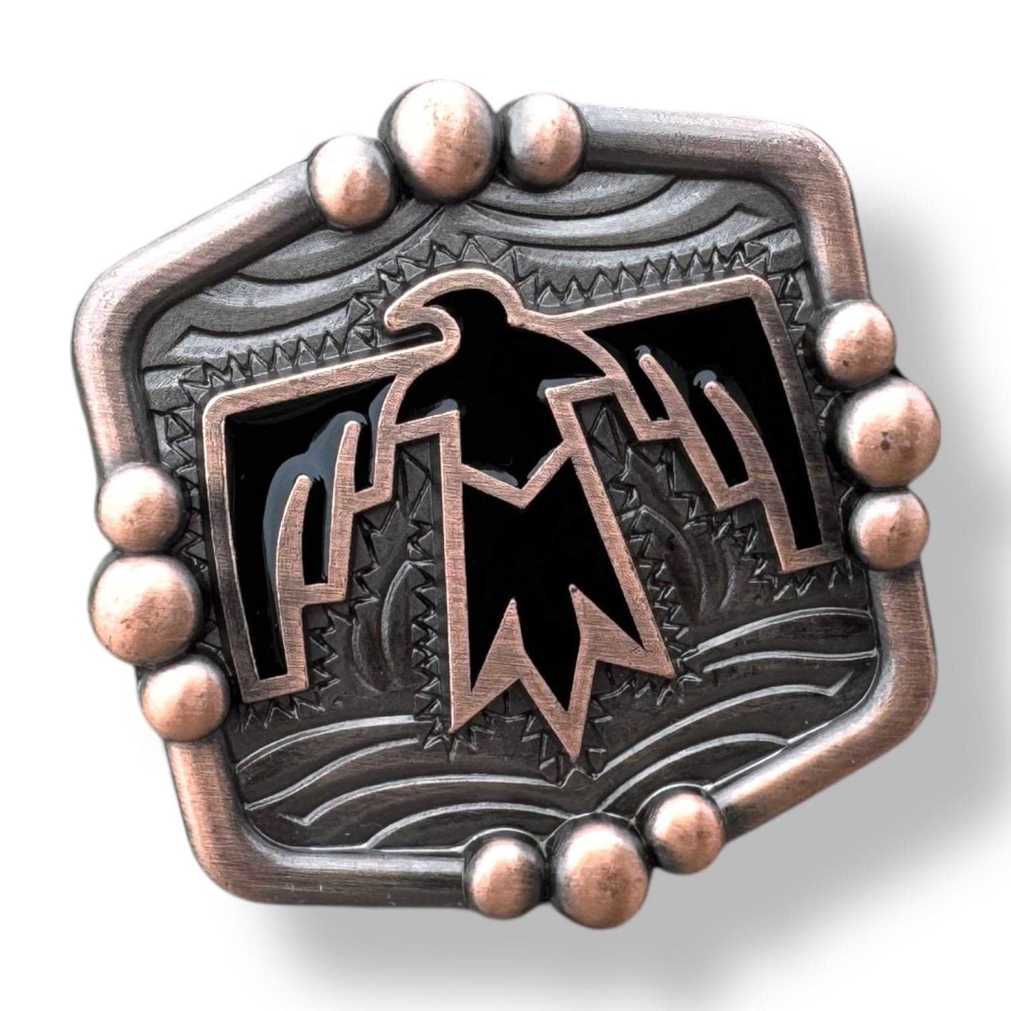 Wild Rag Concho Slide - Thunderbird by Double B Wild Rags