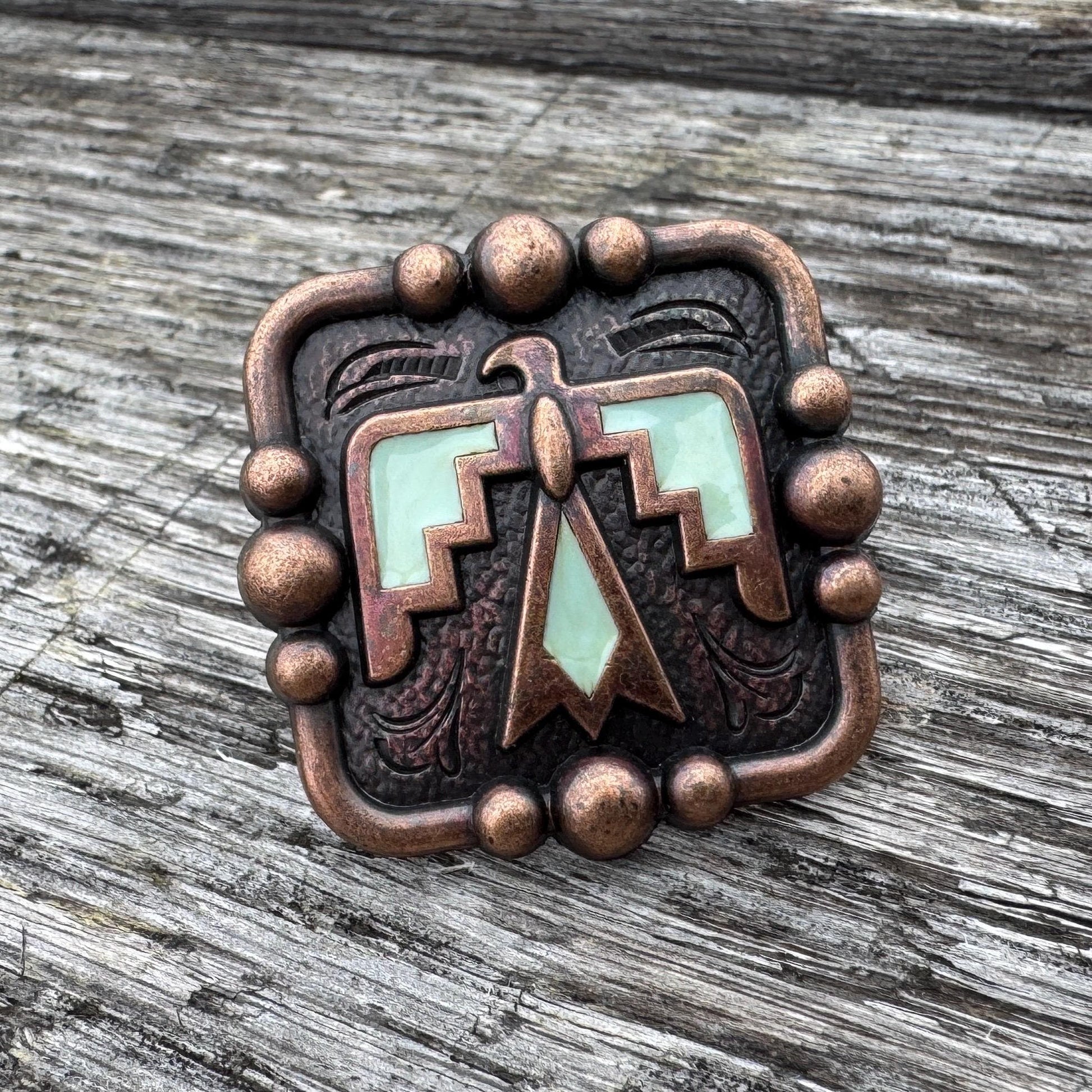 Wild Rag Concho Slide - Thunderbird by Double B Wild Rags