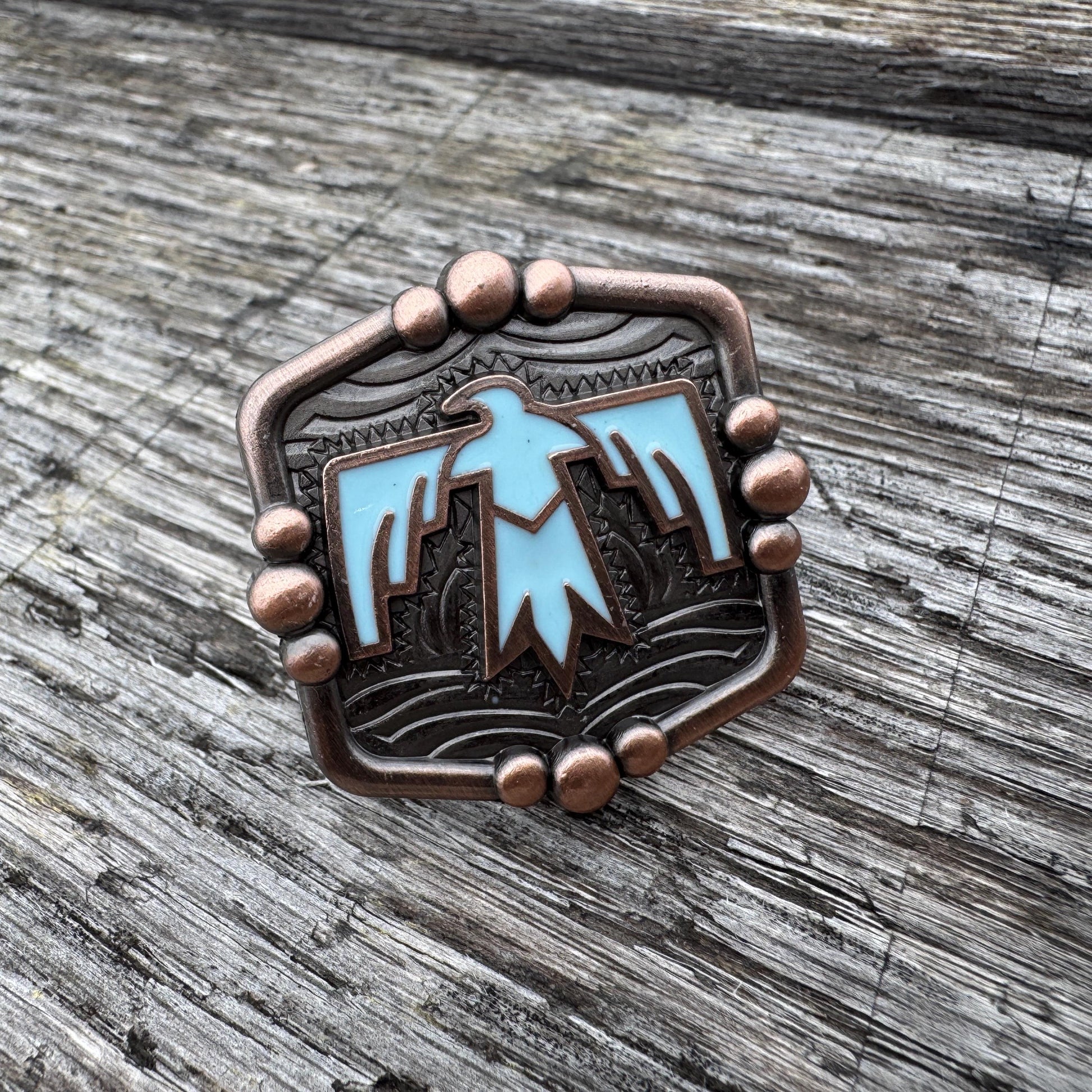 Wild Rag Concho Slide - Thunderbird by Double B Wild Rags