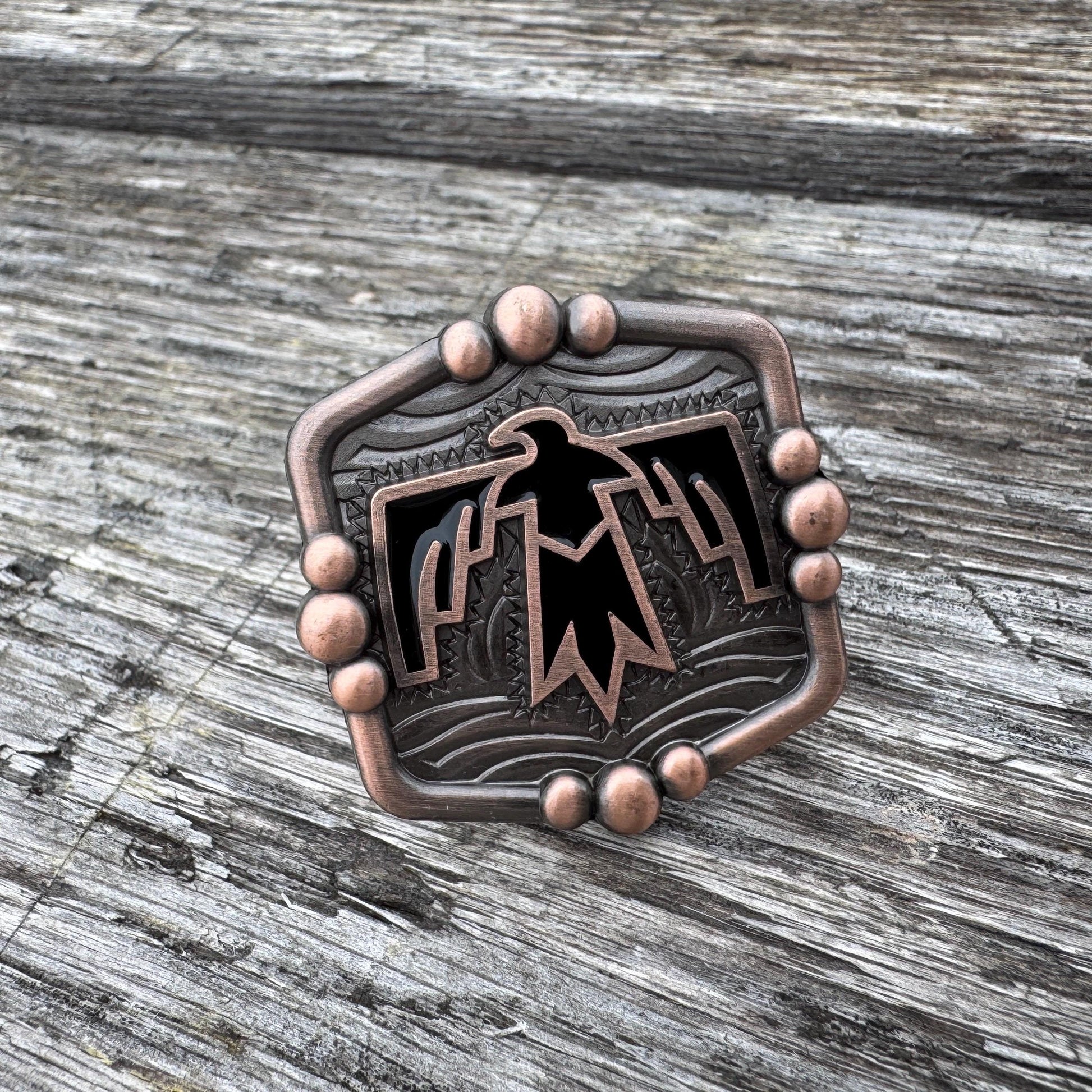 Wild Rag Concho Slide - Thunderbird by Double B Wild Rags