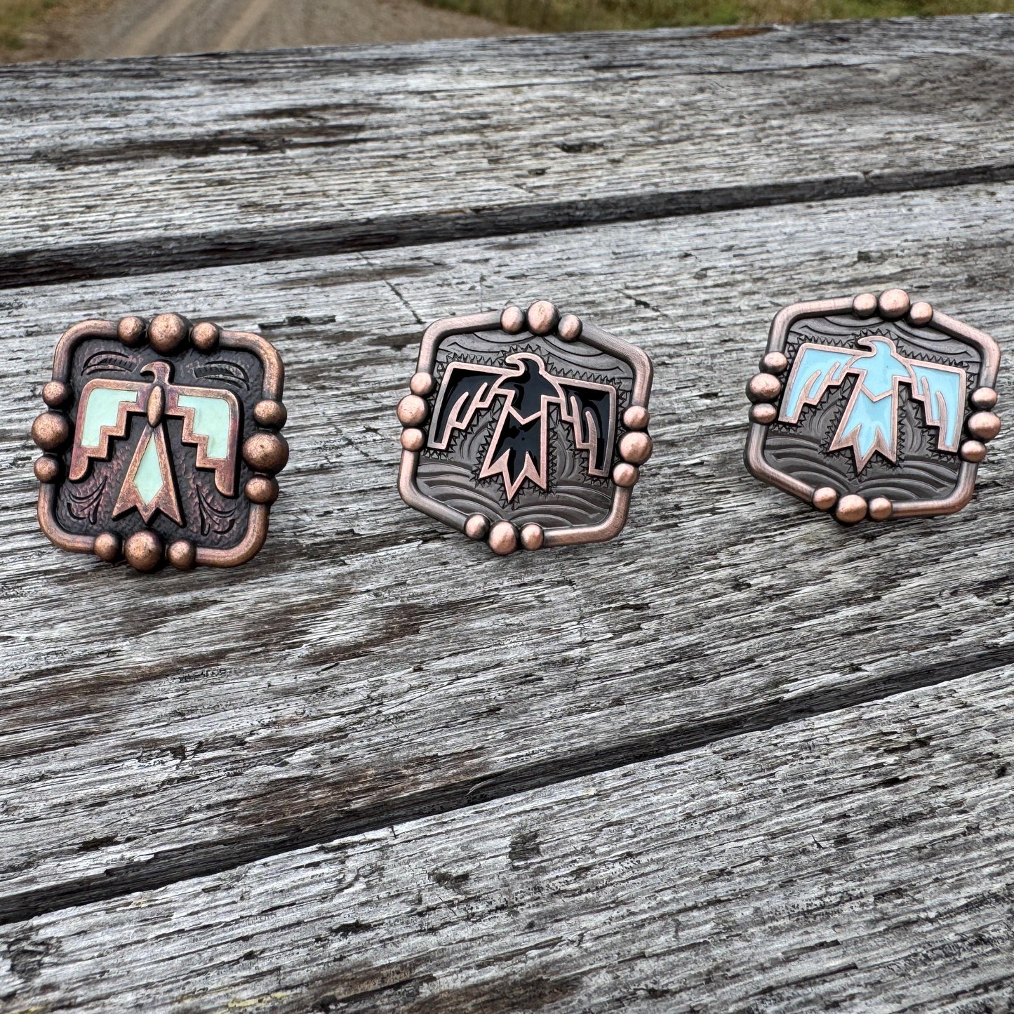 Wild Rag Concho Slide - Thunderbird by Double B Wild Rags