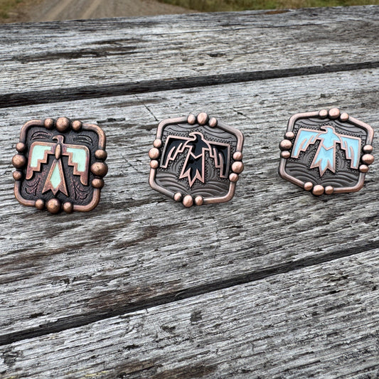 Wild Rag Concho Slide - Thunderbird by Double B Wild Rags