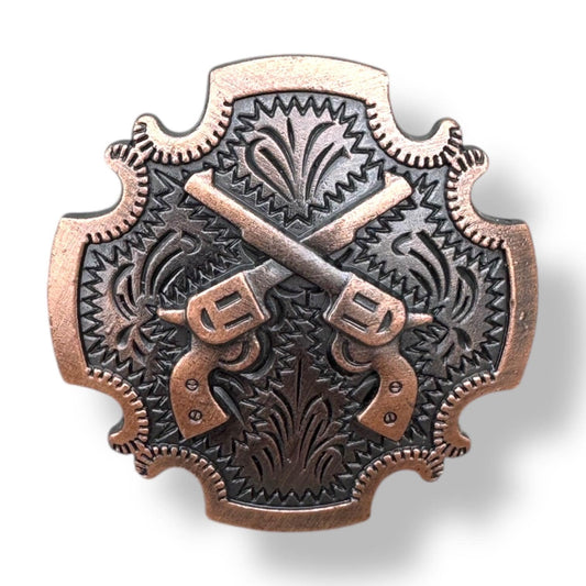 Wild Rag Slide Western Jewelry Pistol Scarf Keeper by Double B Wild Rags