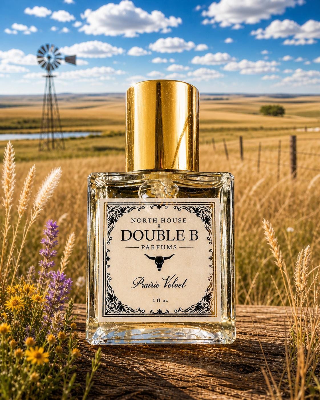 Prairie Velvet perfume phthalate free fragrance spray or roller by Double B