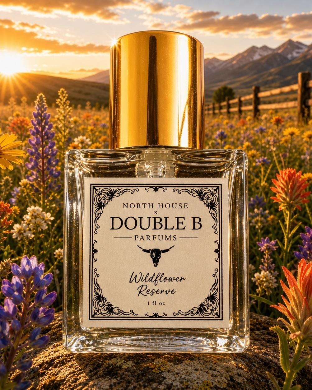 Wildflower Reserve perfume phthalate free fragrance spray or roller by Double B