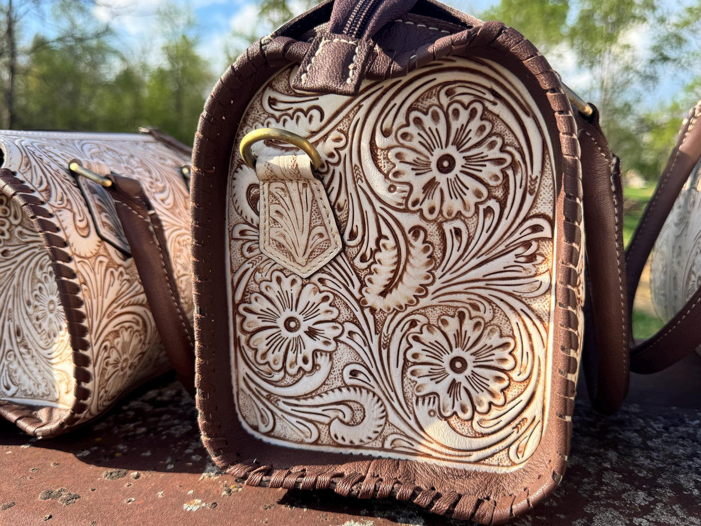A Cowgirls Promise - western wedding bridal satchel barrel bag purse by Double B