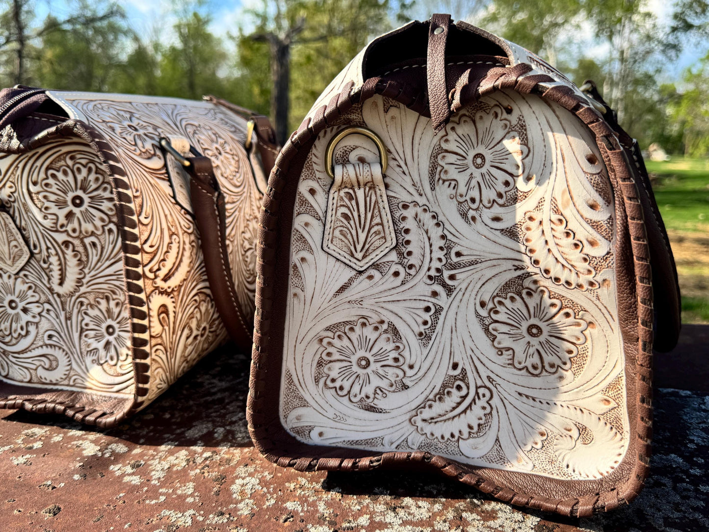 A Cowgirls Promise - western wedding bridal satchel barrel bag purse by Double B