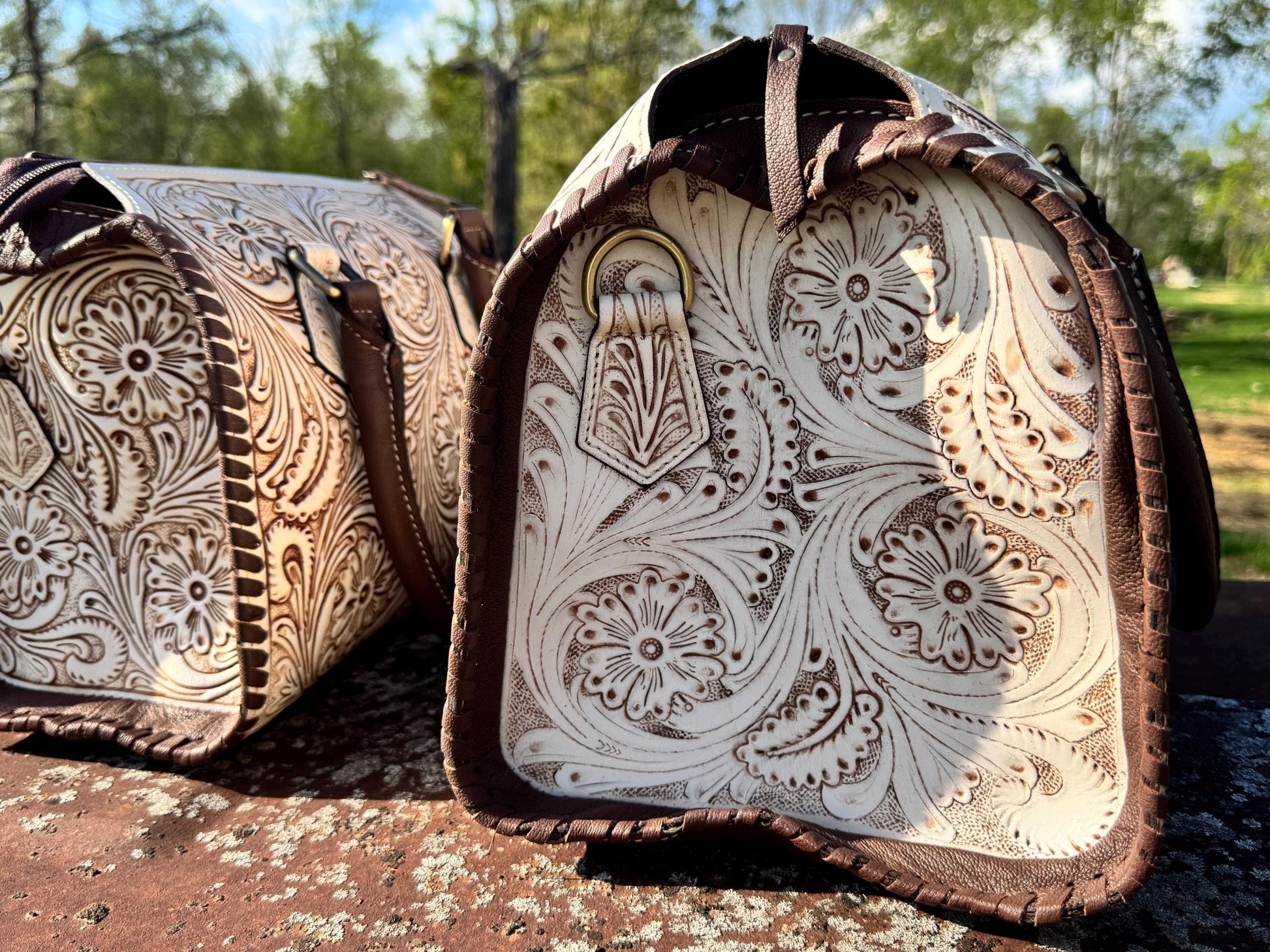 A Cowgirls Promise - western wedding bridal satchel barrel bag purse by Double B