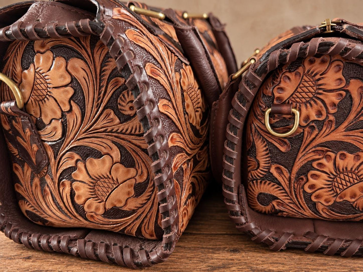The Cimmaron Western Speedy Leather Purse by Double B