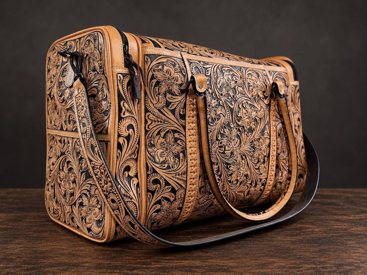 The Stockmen’s Weekender travel duffle bag carry on by Double B