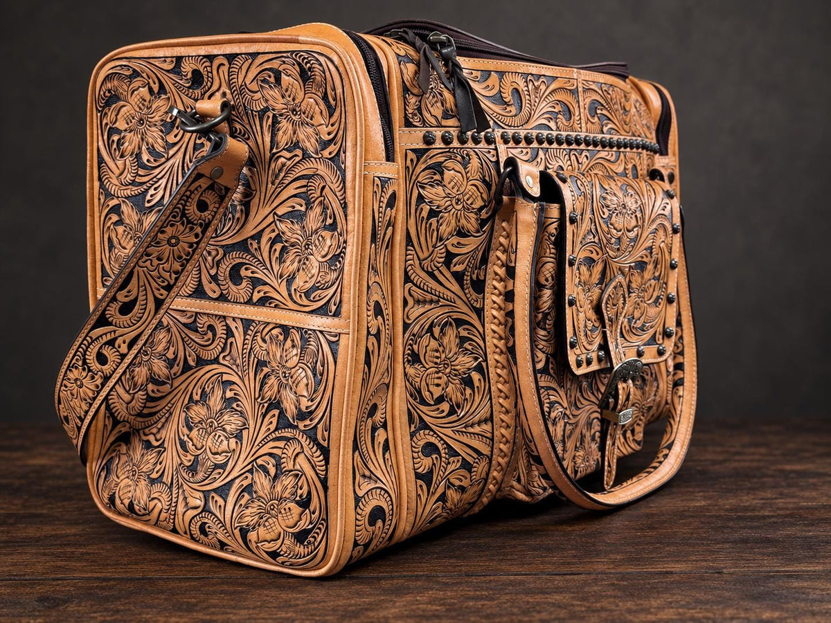 The Stockmen’s Weekender travel duffle bag carry on by Double B