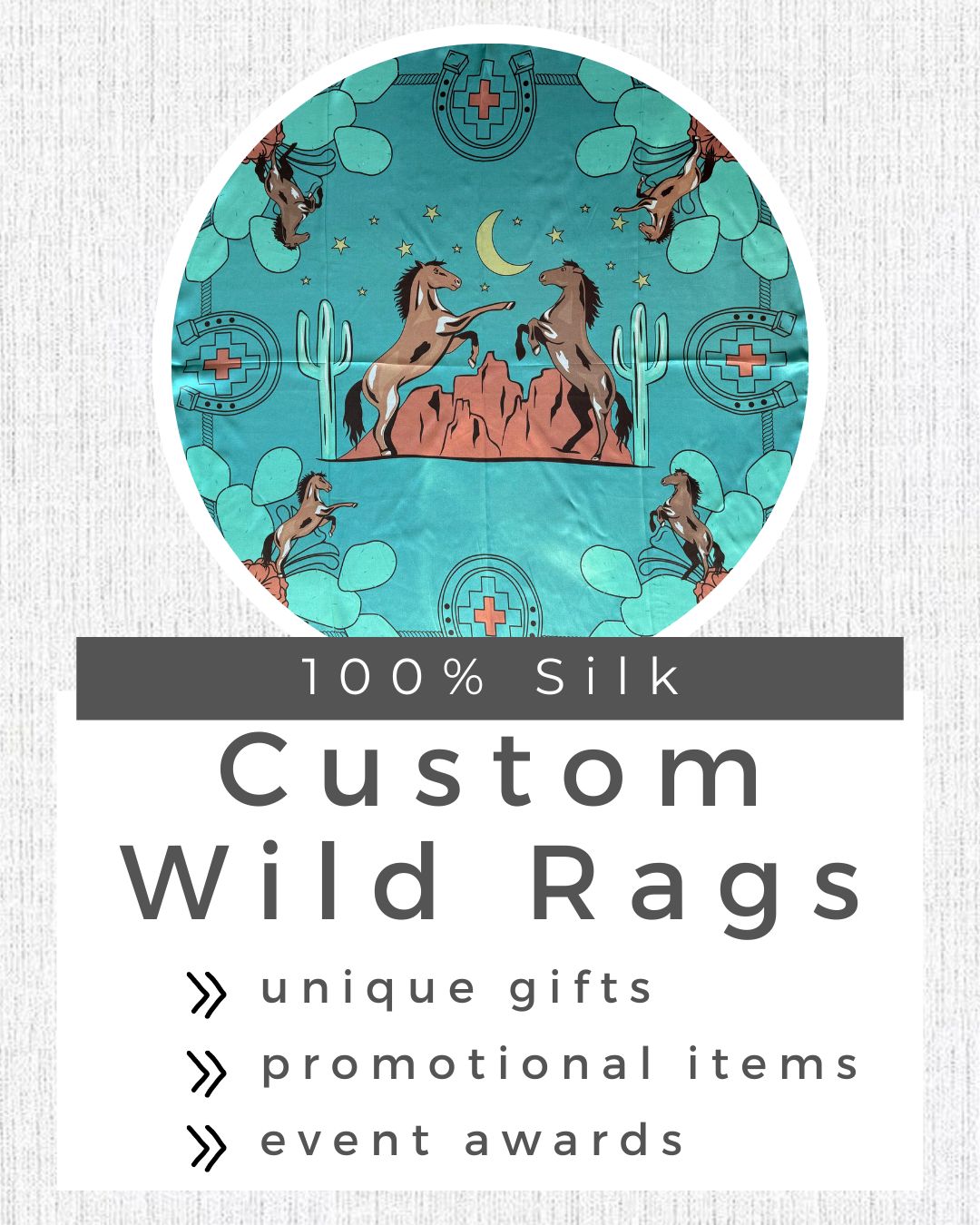 Double B Wild Rags - Custom Silk Wild Rags