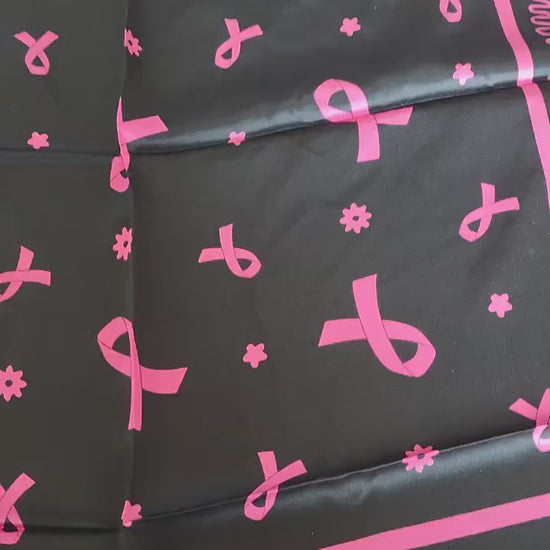 Wild Rag 100% Breast Cancer Pink Ribbon Tough Enough to Wear Pink Cowboy Western Neck Scarf Bandanna by Double B Wild Rags